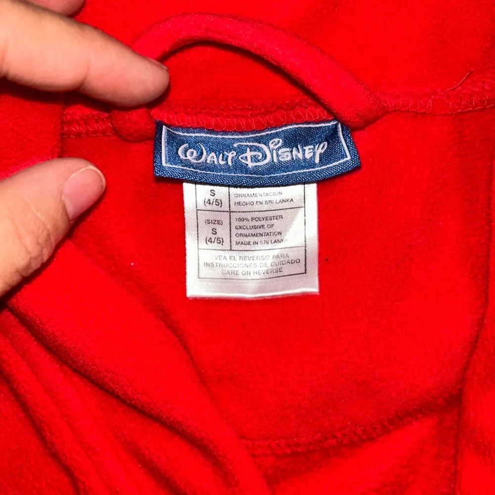 Walt Disney Kid’s Robe Size 4 /‎ 5 Red